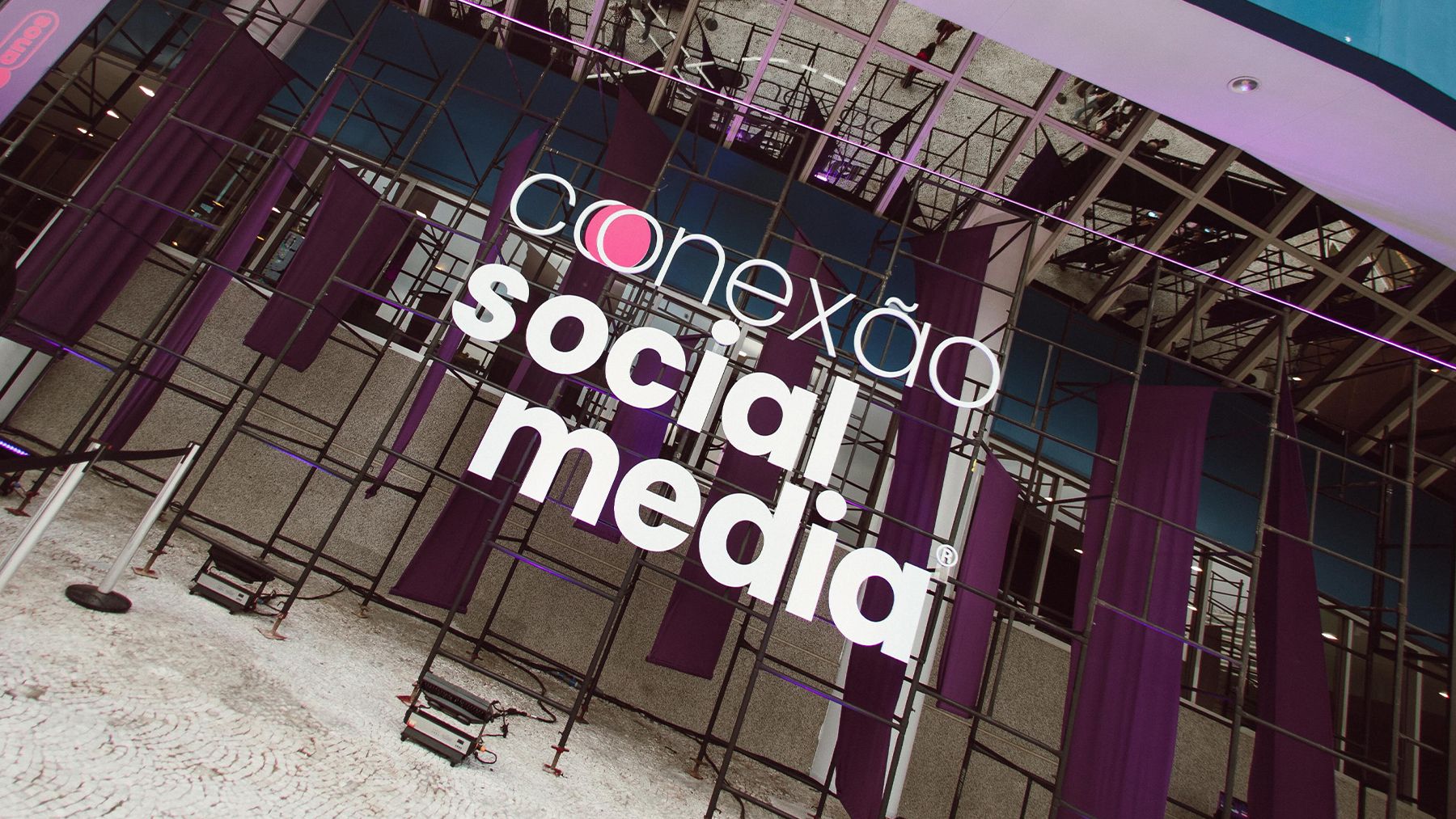 Letreiro do Conexão Social Media 2026
